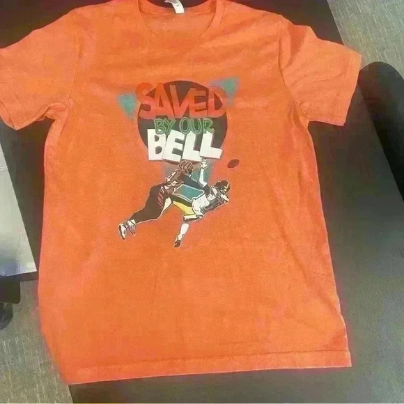 Bengals Saved By Our Bell Unisex Medium T-Shirt - Picture 1 of 3
